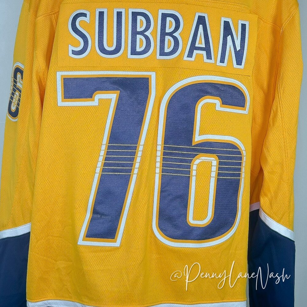 Fanatics NHL Nashville Predators #76 Subban Hockey Jersey - Picture 11 of 15